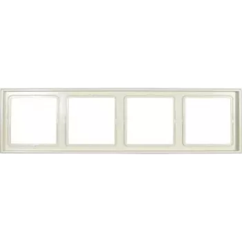 Jung Marco cuádruple LS 990 blanco crema LS984W (LS984W)