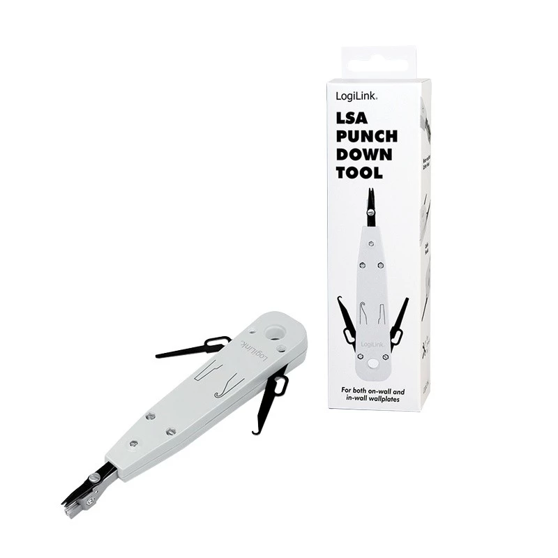 LogiLink WZ0001A Herramienta de impacto LSA, blanca