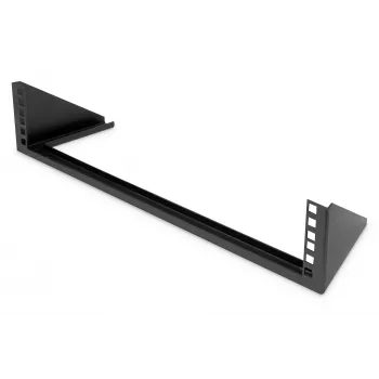 Soporte de montaje en pared para dispositivos de 19 pulgadas Digitus 2U negro