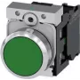 Siemens 3SU1150-0AB40-1BA0 detector de posición eléctrico negro, verde, plata