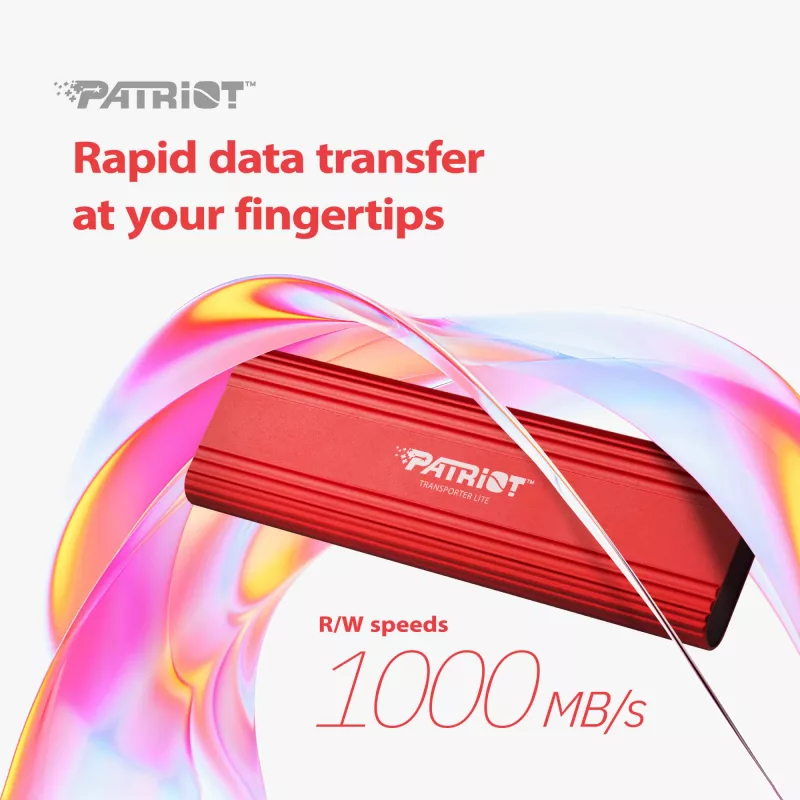 Unidad SSD 4 TB Transporter Lite 1000/1000 MB/s Type-C