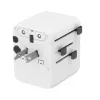 Fuente de alimentación de viaje GEMBIRD TPA-1A2C20-01-W — 20 W, USB-A (18 W) + 2× USB-C (20 W), enchufe tipo E, blanco