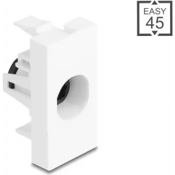 TOSLINK Acoplador óptico DELOCK Módulo Easy 45 TOSLINK conector hembra a conector hembra blanco