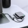 Hub USB QOLTEC 53792, USB-C 3.1 a 4 puertos (USB 3.0 x1, USB 2.0 x3)