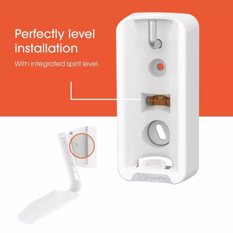 Soporte de pared Vogels | Soporte de pared para altavoz para Sonos Era 300 | Inclinable, orientable | Capacidad de carga máxima 7 kg | Blanco