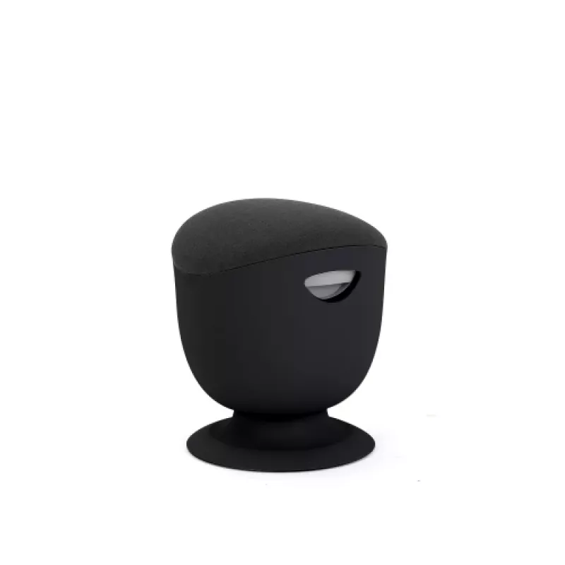 Taburete ergonómico de equilibrio Up Up Seul negro, D48 negro (gris oscuro) tejido