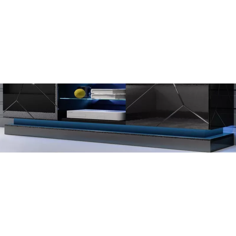 Barra de luz LED Cama Meble QIU 160, de superficie, luz azul, corriente alterna, 1 ud.