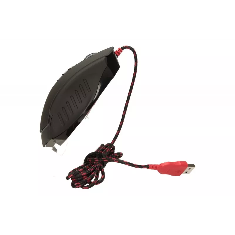Ratón gaming A4Tech Bloody V8m — 3200 DPI, 8 botones, V-Track óptico, USB Type-A, negro