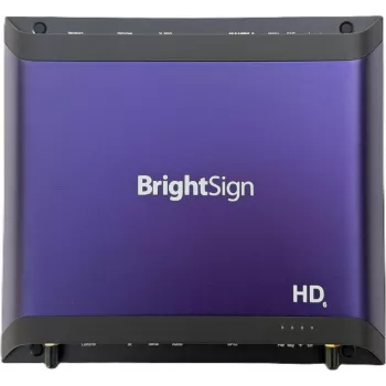 Reproductor de cartelería digital BrightSign HD226 — reproductor multimedia 1080p compacto para aplicaciones de cartelería