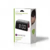 WCACQ30BK, Despertador digital, rectangular, negro, Acrilonitrilo butadieno estireno (ABS)