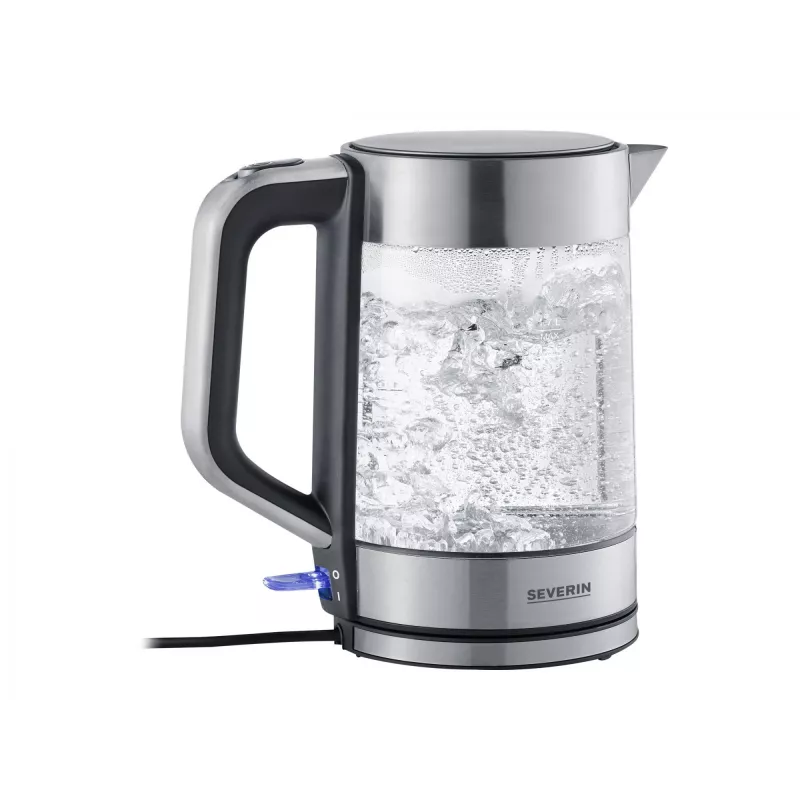 Hervidor Severin 1,7 l 2200 W negro acero inoxidable transparente