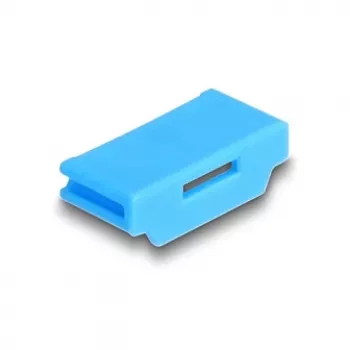 Bloqueador de puerto DeLOCK HDMI conector hembra pack de 10 azul