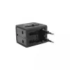 Adaptador de viaje SBOX TA-23 con cargador dual USB y compatibilidad universal de enchufes