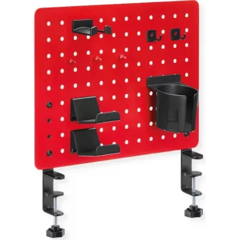 VALUE Panel perforado para soporte de pinza para gamer Rojo (17.99.0099)