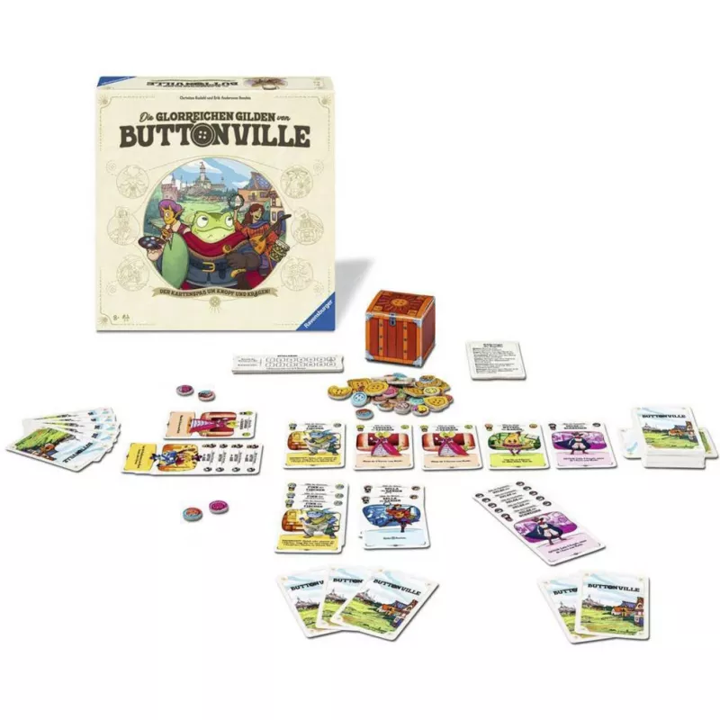 The Glorious Guilds of Buttonville, juego de cartas