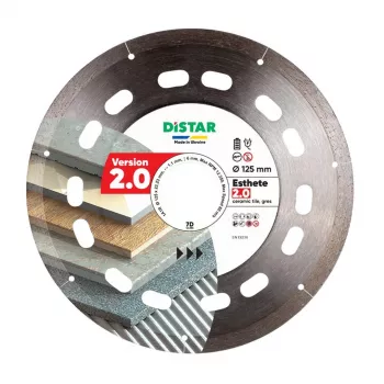Disco de corte diamantado Distar Esthete 2.0 125 mm, orificio 22,23 mm