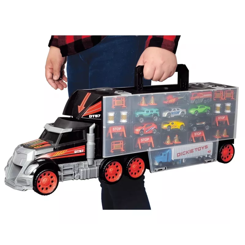 Vehículo de juguete y set de vía Simba-Dickie 203749023, multicolor, para niños a partir de 3 años