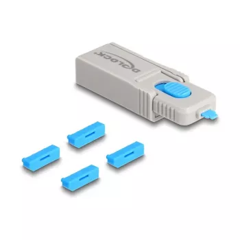 Bloqueador de puertos DeLOCK 20927 DisplayPort 4 uds. + herramienta de bloqueo