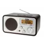 ELTRA Kormoran radio de sobremesa FM/LW con reproducción MP3 por USB, marrón
