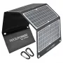 Panel solar RealPower SP-30E 30W USB 5V Negro Blanco
