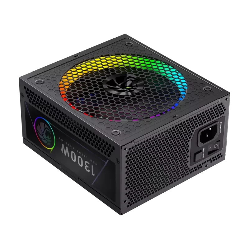 Gamemax fuente de alimentación, 80 PLUS, Platinum | RGB PRO 1300P | 1300 W
