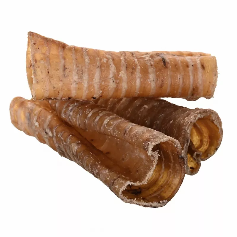 Snack para perros PETITTO tráquea de ternera 1 kg - Hueso masticable de tráquea de ternera PETITTO