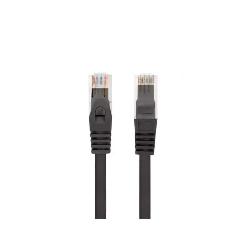 Lanberg PCU6-10CU-0025-BK Cat.6 U/UTP LSZH cable de conexión, 0,25 m, negro