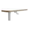 Tablero de mesa de ordenador Leitz 65360001 cuadrado aluminio blanco 600x800x750mm