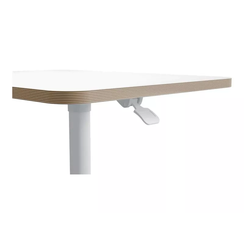 Tablero de mesa de ordenador Leitz 65360001 cuadrado aluminio blanco 600x800x750mm