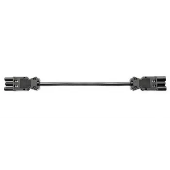Cable de alimentación Bachmann 375.053 negro 1 m