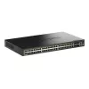 D-Link Switch Gigabit apilable PoE+ Smart Managed de 52 puertos con 4 puertos 10G SFP+