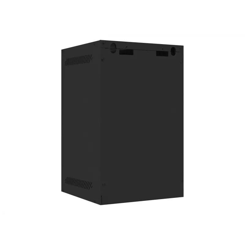 Lanberg WF10-2309-00B armario rack de pared de 10" 9U, 280x310x469 mm, puerta metálica, flat pack, carga 20 kg, IP20, negro