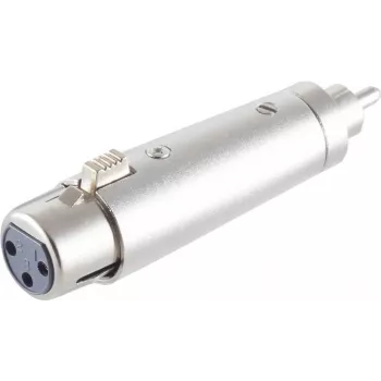 Cable adaptador XLR a RCA ShiverPeaks BS55061 — conector hembra XLR a conector macho RCA conector hembra de audio