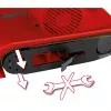 Lijadora de banda TC-BS 8038 (rojo/negro, 800 vatios)