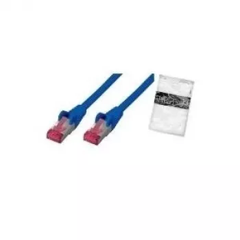 Cable de red ShiverPeaks BS75711-AB azul 1 m Cat6a S/FTP