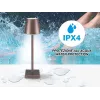 Lámpara de mesa recargable Beper P201UTP103, interruptor táctil, 2 W