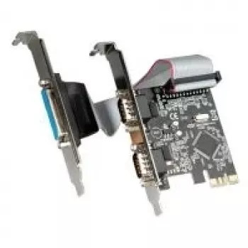Tarjeta PCI-Express VALUE, 2x serie RS232, D-Sub 9, 1x paralelo EPP/ECP (15.99.2116)