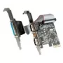 Tarjeta PCI-Express VALUE, 2x serie RS232, D-Sub 9, 1x paralelo EPP/ECP (15.99.2116)