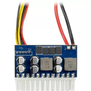 Fuente de alimentación Inter-Tech 88882188 160 W 20-Pin ATX negro