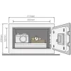 Caja fuerte Basic safe YEC compact con alarma