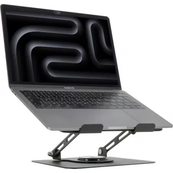 Mobilis Soporte ergonómico para portátil con base giratoria 360° (001390)