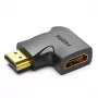 Vention adaptador plano vertical HDMI 270 grados macho a hembra negro
