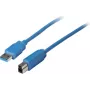 Cable USB Type-A a B ShiverPeaks 3.0 (modelo 77030) – conexión de datos y dispositivos