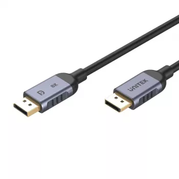 Cable DisplayPort UNITEK C1628GY01-1M negro, gris