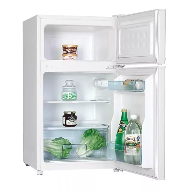 Frigorífico combi MPM MPM-87-CZ-13/E, 85 L totales (frigorífico 61 L, congelador 24 L), blanco, control mecánico