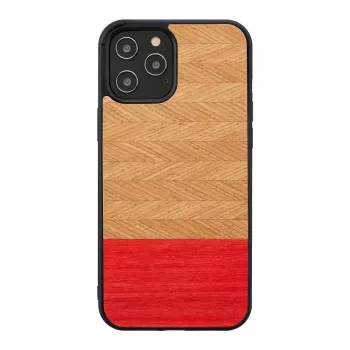 Funda para móvil man and wood para iPhone 12 / 12 Pro – espiga Azalea negro