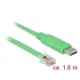 Cable USB DeLOCK 62960 USB A verde