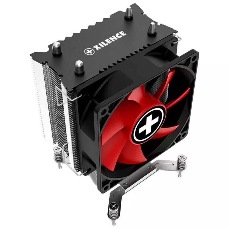 Xilence I402 Disipador de CPU 9,2 cm Negro, Rojo, Plata