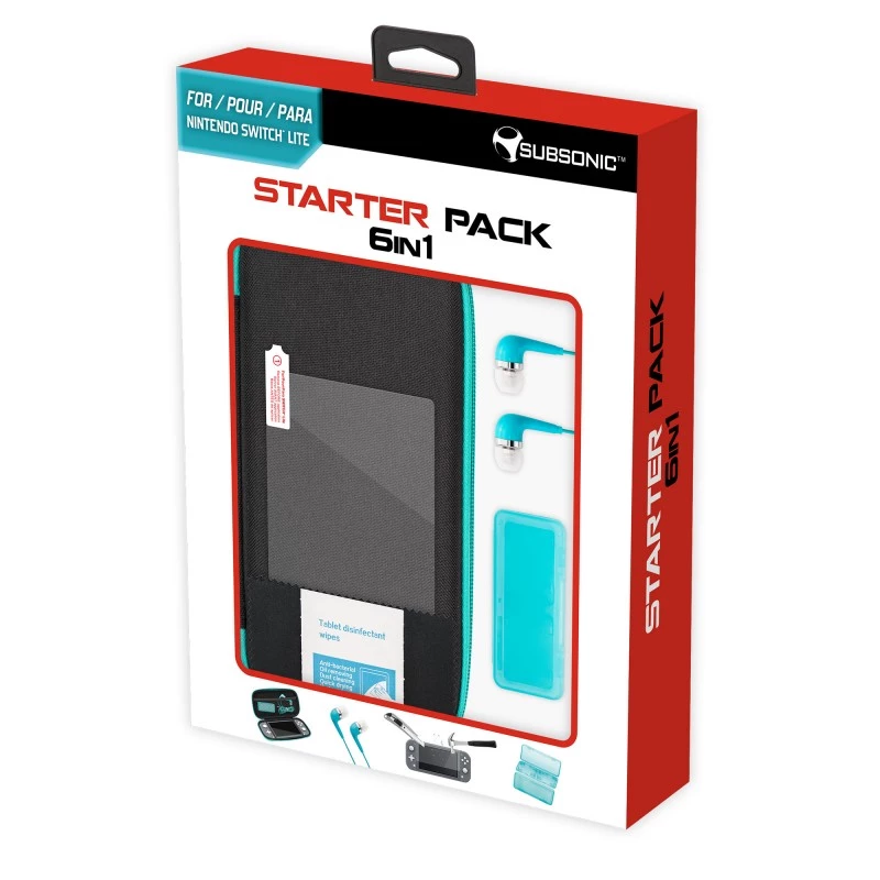 Pack de inicio Subsonic 6 en 1 para Nintendo Switch Lite