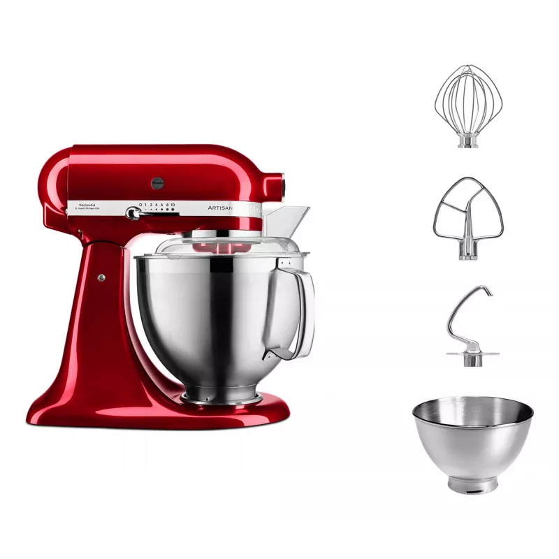 Robot de cocina KitchenAid ARTISAN 5KSM185PS 300W 4,8L Rojo